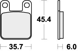 Sbs brake pads rear for - rear,
