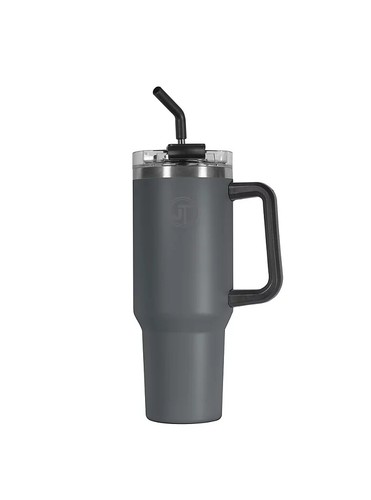 Stainless steel water tumbler - steel,