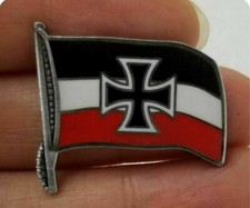 WW2 German Iron Cross Flag Pin