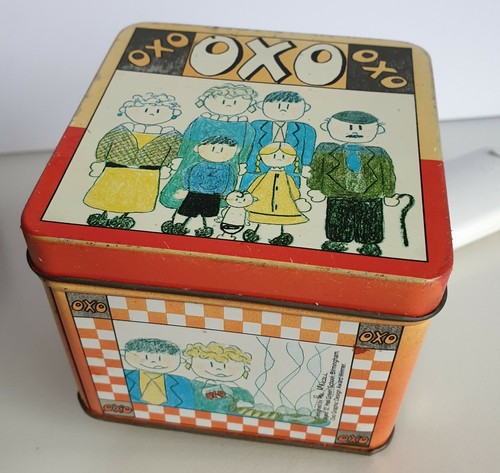 Oxo cubes vintage tin - cubes, tin.