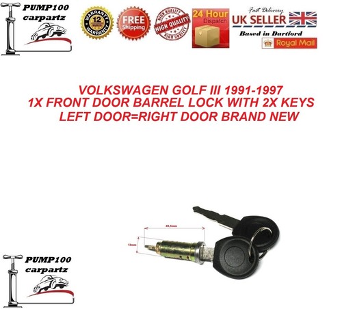Door lock for golf - iii, mk3