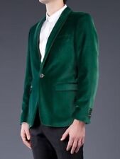 Men Green Velvet Jacket