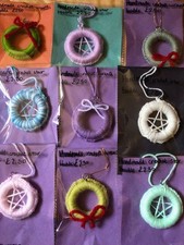 8x Handmade Crochet Christmas