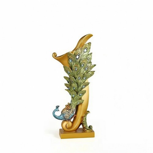 Peacock vase decorative decor - vase,