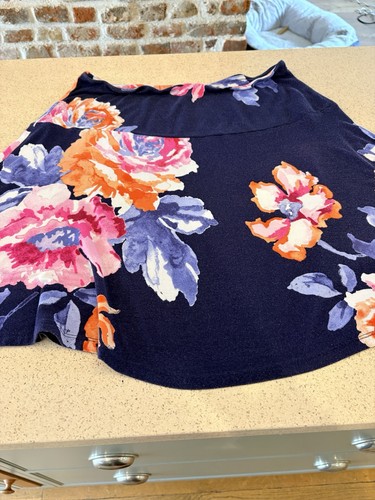 Joules flowered jersey skirt - flowered,