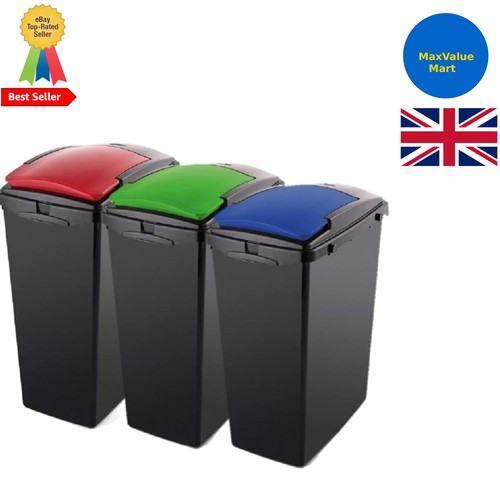 40l plastic recycling bins - x,