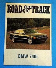 1995 BMW 740i Road and Track