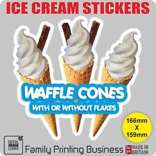 ICE CREAM VAN Stickers - Cones