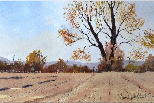 Original watercolour autumn - watercolour,