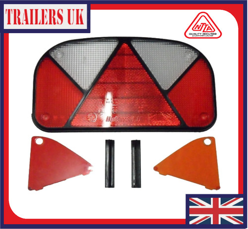 Rear trailer light - light, lens
