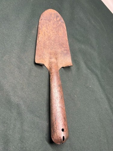 Vintage metal hand trowel - vintage,