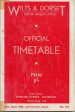 WILTS & DORSET BUS TIMETABLE