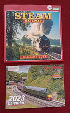2 x unused 2023 Calendars Steam Railway The Railway magazine