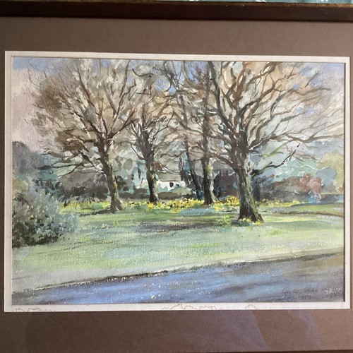 Watercolour pastel painting - pastel,