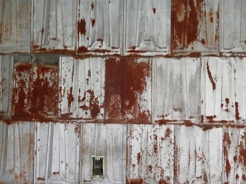 Vintage roof tin - , metal