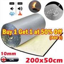 2m Roll.10mm Closed Cell Foam Car Sound Deadening Heat Thermal.Insulation Mat_UK