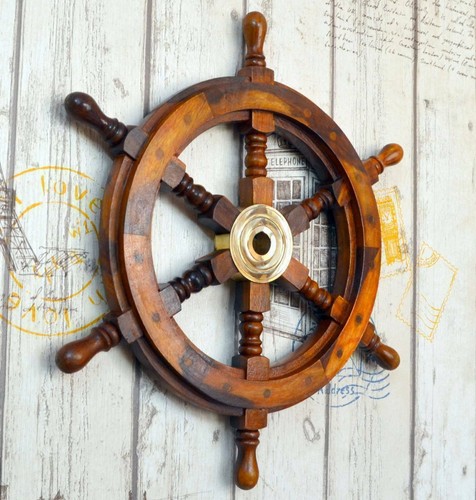 Brass nautical boat ship - 18",