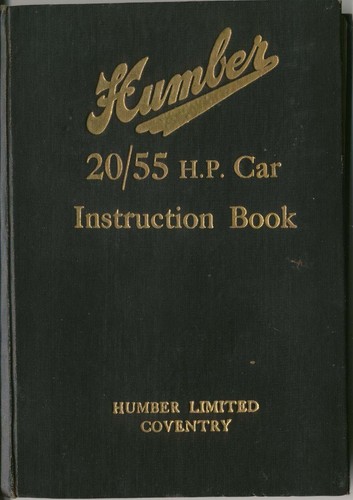 Humber car 1928 - h.p.,