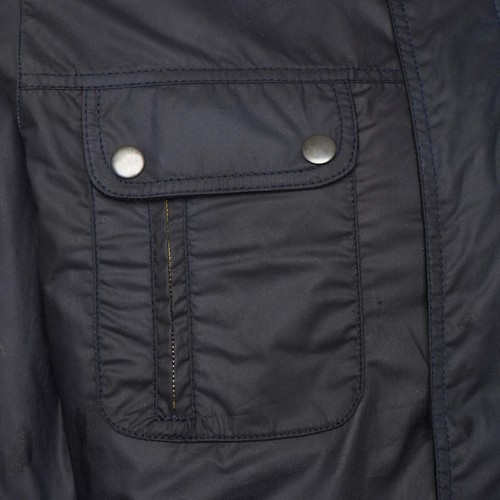 Men wax coated jacket - coated,