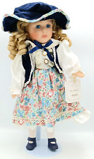 Beautiful The Leonardo Collection 16" Porcelain Doll Greta In Box LP5208 g