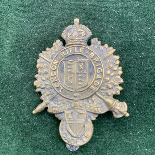 London rifle brigade cap badge - brigade,