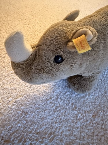 Genuine steiff rhino - soft, toy