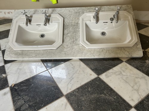 Two savoy white bathroom - two,