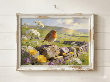 Yorkshire Dales Robin Print -