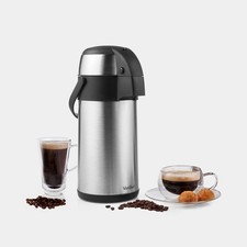 3 Litre Thermal Airpot Pump Dispenser Stainless Steel Vacuum Flask Catering