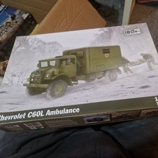 IBG Models 1/72 Chevrolet C60L Ambulance Plastic Model Kit