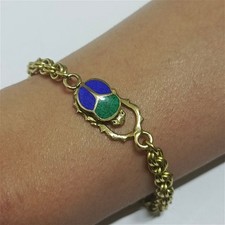 Handmade Egyptian scarab brass