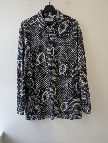 Jaeger mens shirt black white - mens,