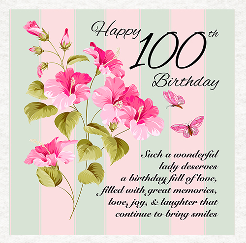 Birthday floral fabric - ,