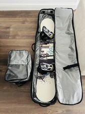 Rome Agent Rocker 160 Snowboard Bundle (Board, Bag And Bindings)