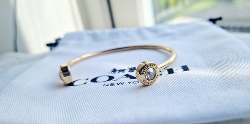 Coach gold plated open - coach, gold-plated