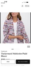 Tuckernuck EUC WORN ONCEPlaid