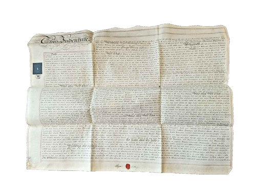 William vellum indenture - william, iv