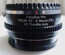 Fotodiox Pro Fusion EF-E  (Canon EF to Sony E) Mount (FE) ND Filter Auto Adapter