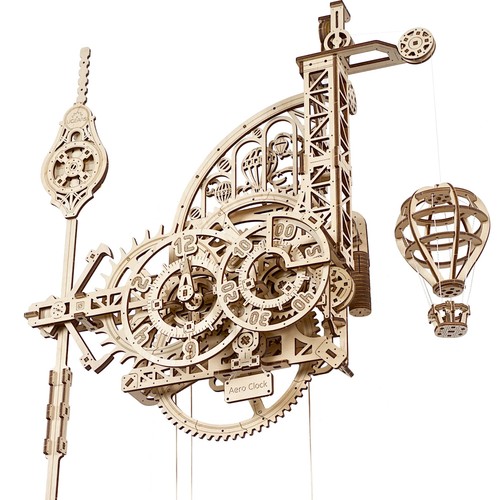 Aero clock wooden - aero, puzzles