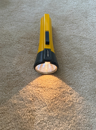 Ever ready plastic yellow - ready, 7.5"