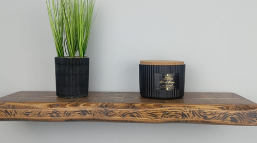 Chunky rustic floating - rustic, wall