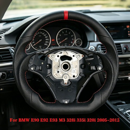 Nappa leather flat steering - leather,