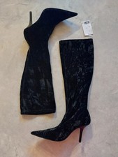 Bnwt black velvet stretch - black,
