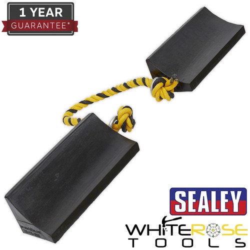 Sealey wheel chocks rubber - sealey,