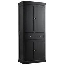 Wood Tall Storage Cabinet 2
