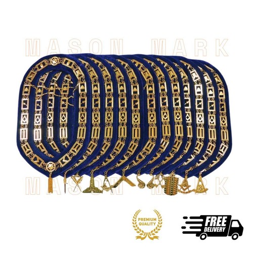 Masonic blue lodge chain - blue,