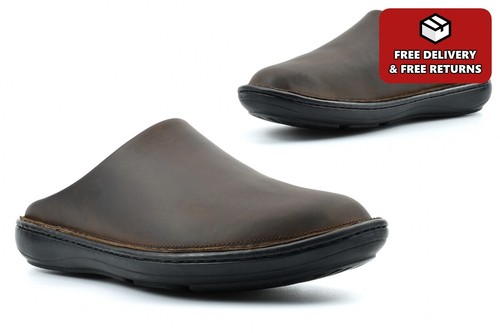 Mens leather slippers - mens,