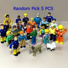 Random Pick 5x Fireman Sam Penny Norman Elvis Charlie Firefighter Action Figures