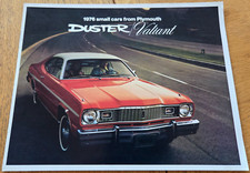 1976 USA PLYMOUTH DUSTER / VALIANT car sales brochure. American sales catalogue
