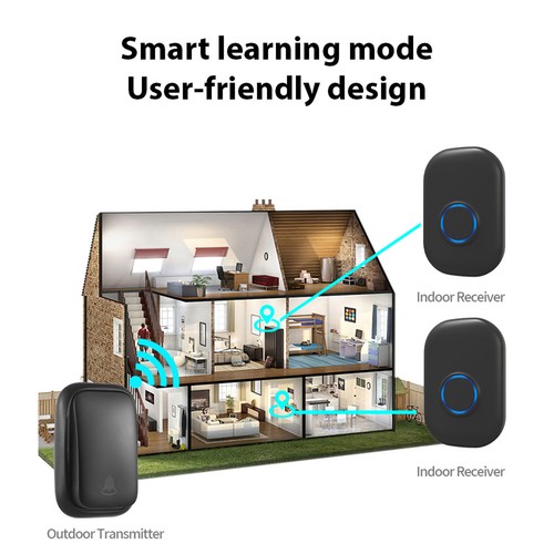 Wireless door bell ip65 - bell,